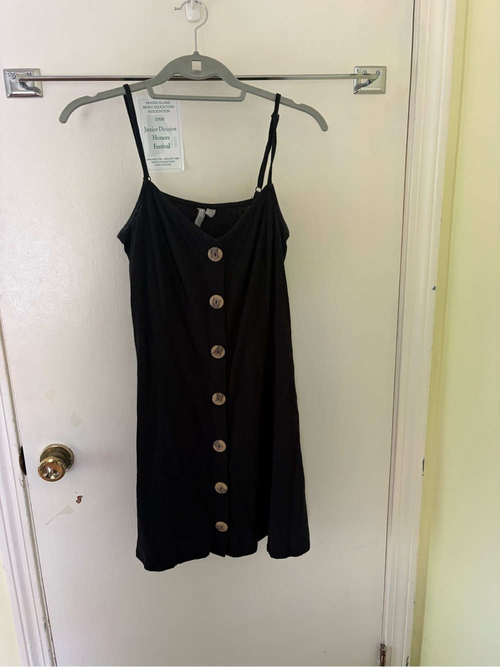 ASOS Maternity Black Button-Front Mini Dress
